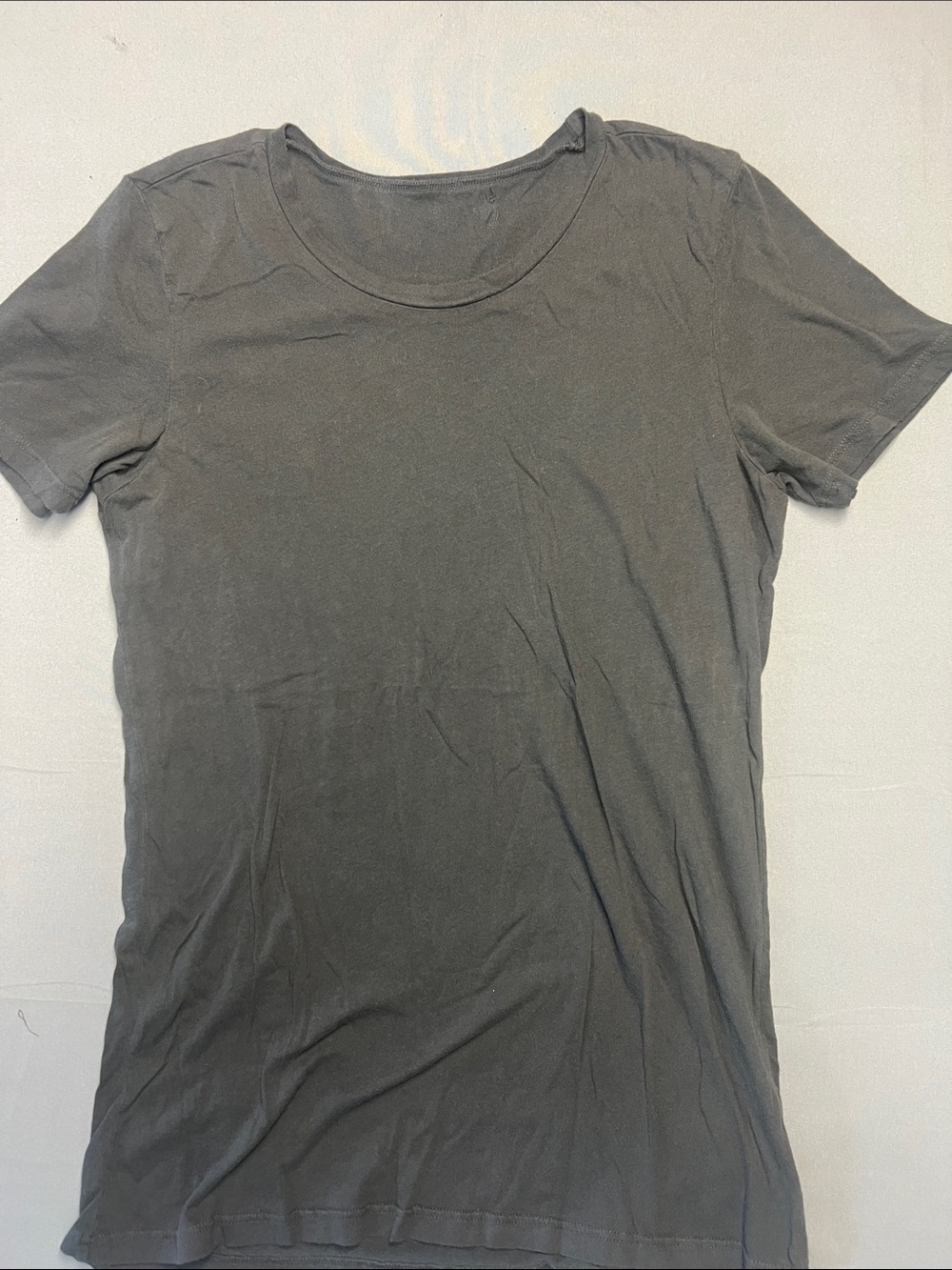 Groceries hundred percent organic cotton and dye gray top